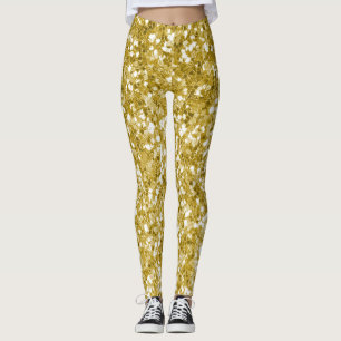 Leggings Brillo dorado glamuroso