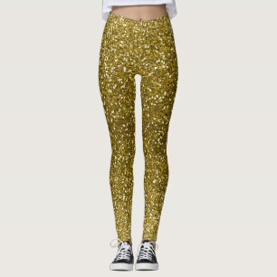 Leggings Brillo dorado glamuroso