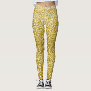 Leggings Brillo dorado glamuroso