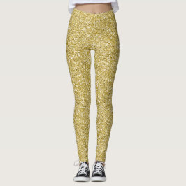 Leggings Brillo dorado glamuroso