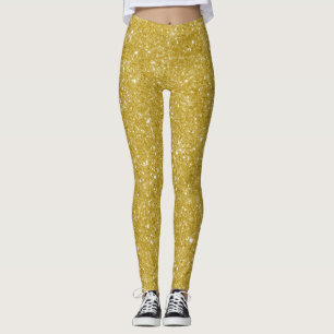 Leggings Brillo dorado glamuroso