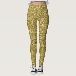 Leggings Brillo dorado glamuroso