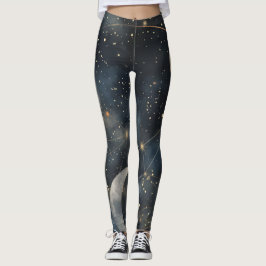 Leggings Brillo lunar, elegante luz lunar