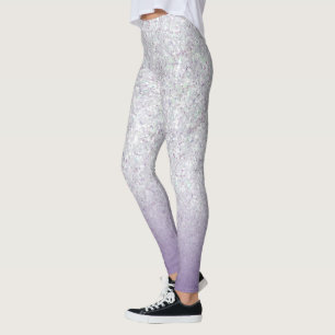 Leggings Brillo Moderno Gris Púrpura