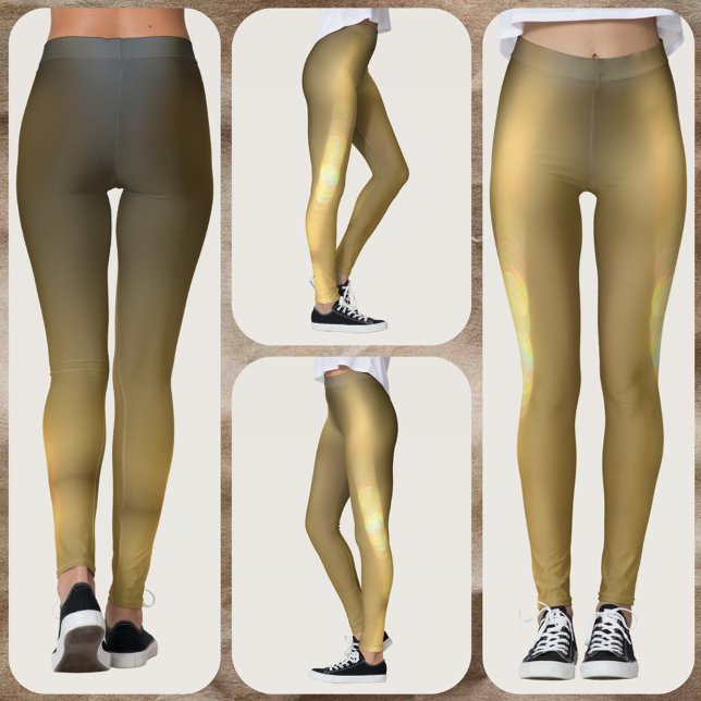 Leggings Bronce Dorado Gris Estan̄o Glowing Chic Glam Oro (Subido por el creador)