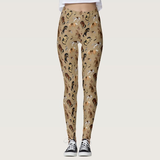 Leggings Broncos y vaqueros (Anverso)