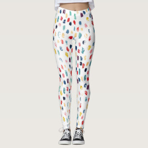 Leggings Brotes De Cepillo Colorido: Sin Maravilla de color