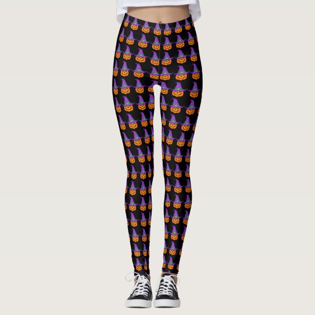 Leggings Bruja de calabaza (Anverso)