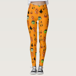 Leggings Bruja espeluznante de Halloween, Casa embrujada, L