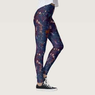 Leggings Bruja Euphemia Azul Oscuro de Mujer
