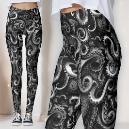 Leggings Bruja Gótica del Mar Kraken | Curiosidad Naturalis
