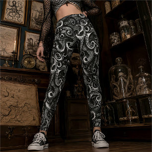 Leggings Bruja Gótica del Mar Kraken Curiosidad Naturalis