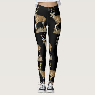 Leggings Buck de ciervo con cola blanca