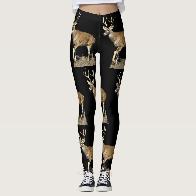 Leggings Buck de ciervo con cola blanca (Anverso)