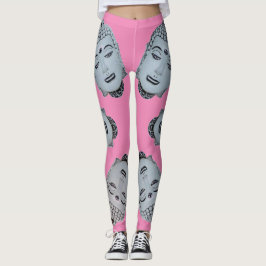 Leggings Buda rosado caliente