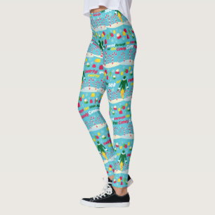 Leggings Buddy the Elf Candy Pattern