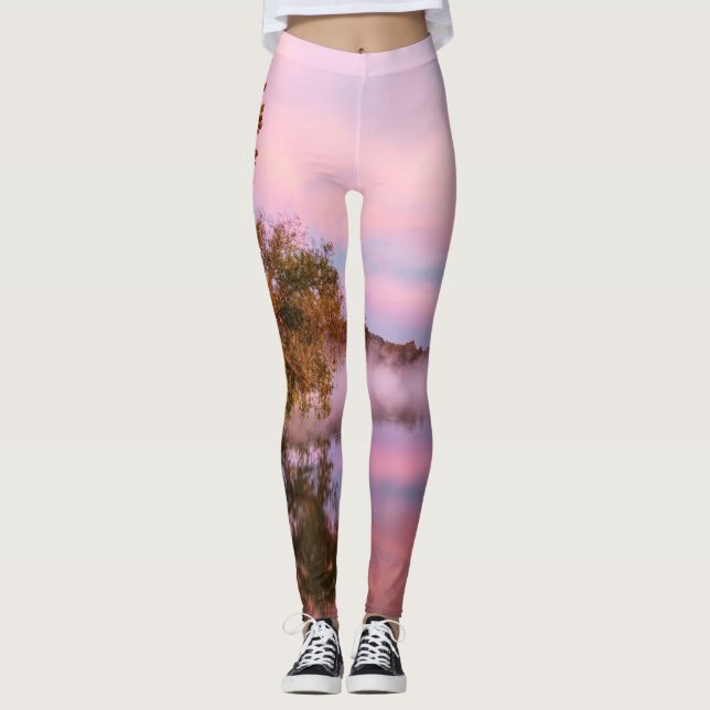 Leggings Buenos días rosados (Anverso)