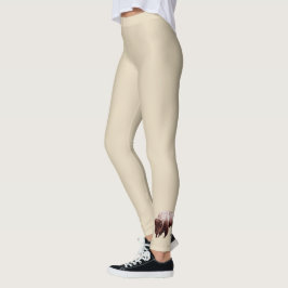 Leggings Búfalo beige único