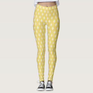 Leggings Buff Victorian Fleur de Lys
