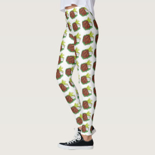 Leggings Buffalo Nueva York BBQ pollo Wings Celery Foodie