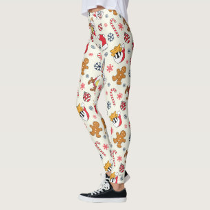 Leggings BUGS BUNNY™, DAFFY DUCK™ y Patrón Navideño de Lola