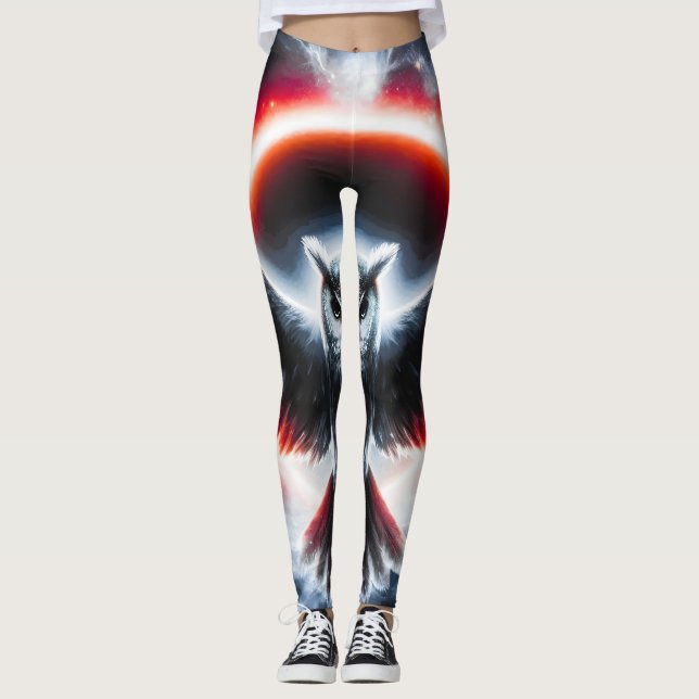 Leggings Búho Celestial Cósmico Místico (Anverso)