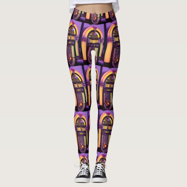 Leggings Bukebox clásico de Wurlitzer (Anverso)