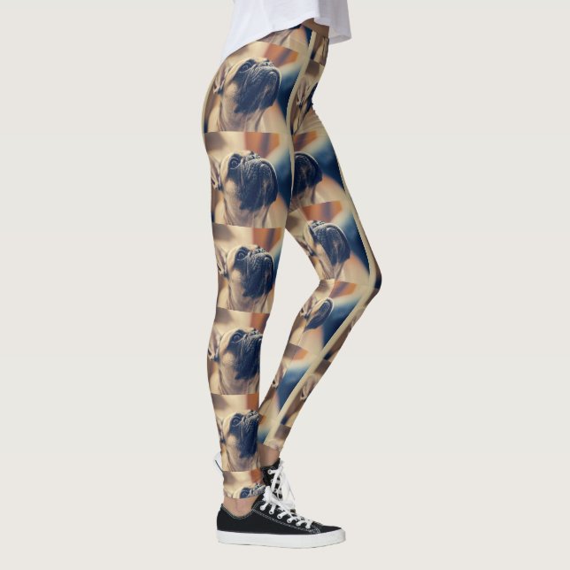Leggings bulldog francés fawn (Derecha)