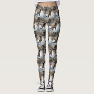Leggings Bullmastiff deja que nieve Navidades