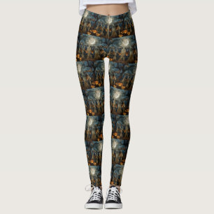 Leggings Bullmastiff Halloween Spooky