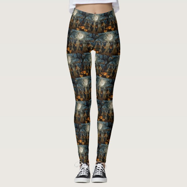 Leggings Bullmastiff Halloween Spooky (Anverso)