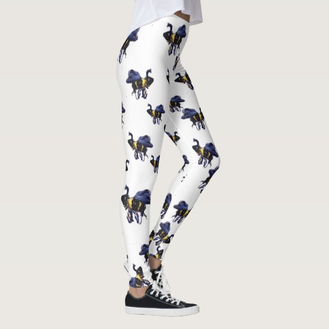 Leggings Bumble Bee Maureen Girard Wings Buzz Spring (Derecha)