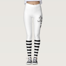 Leggings Bumble Bee white