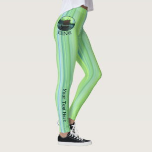 Leggings Buque Viking Y Luces Del Norte