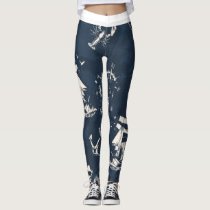Leggings Buques de conchas marinas