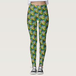 Leggings Burbujas de belleza verdes