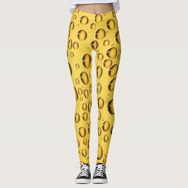 Leggings Burbujas de cerveza sin espuma - Amante de cerveza (Anverso)