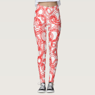 Leggings Burbujas rojas