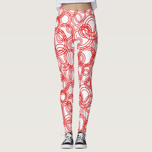 Leggings Burbujas rojas (Anverso)