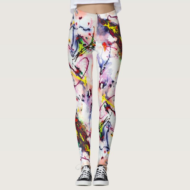 Leggings Burkay Electric Galaxy ArtLeggings (Anverso)
