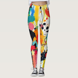 Leggings Burst de color cinético