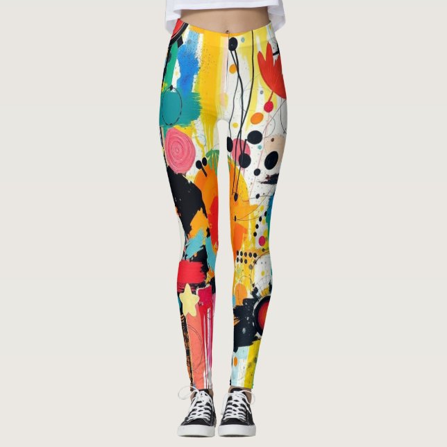 Leggings Burst de color cinético