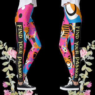 Leggings Buscar el patrón de resumen de la cita de pasión p