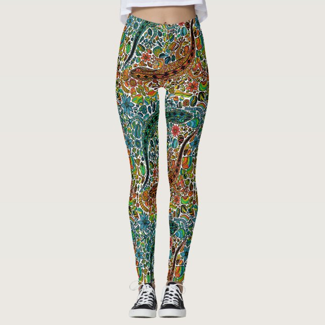 Leggings Buscar los geckos (Anverso)
