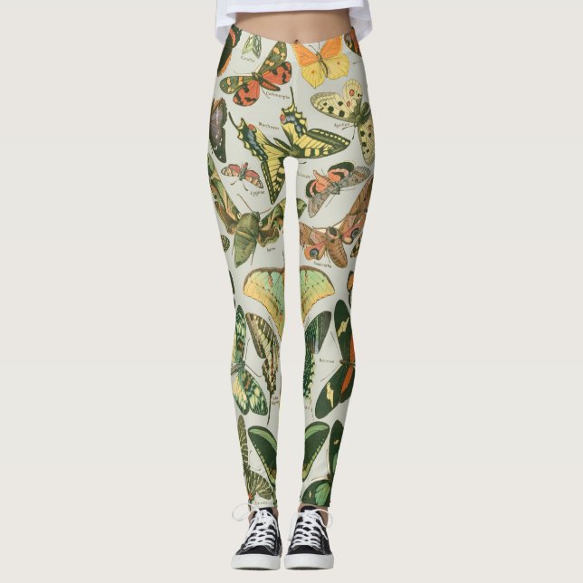 Leggings Butterfly Vintage Antiguo Butterflies Art (Anverso)