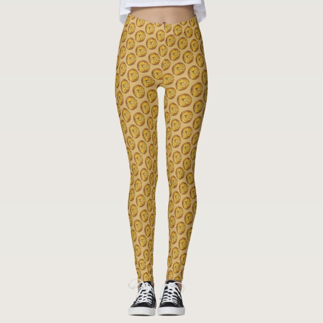 Leggings Butternut Crunch Golden Breakfast Donut Doughnut (Anverso)