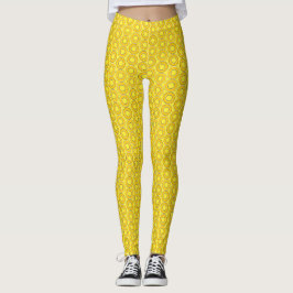 Leggings Butterscotch Retro Donuts
