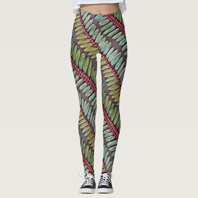 Leggings by BINGALUM Designs "AUTUMN SOLDIERS" (Anverso)