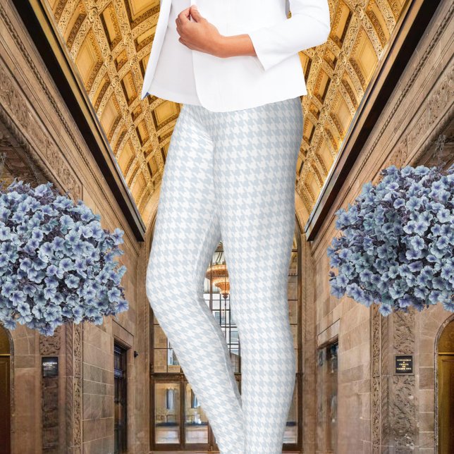 Leggings Caballo azul turbio blanco y plateado (Subido por el creador)