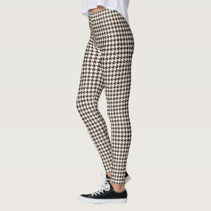 Leggings Caballo blanco medio marrón